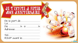 Invitation Anniversaire Bowling Gratuite 123 Cartes Anniversaire Bowling Invitation Anniversaire Carte Invitation Anniversaire