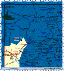 If you are planning a road trip, you might also want to calculate the total driving time from grand junction, co to. Grand Junction Colorado Map Northwest Co Map Colorado Vacation Directory