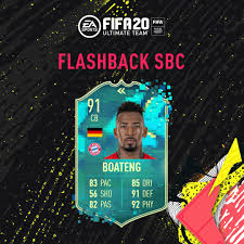 Every single of them can play as a wide cam and will be much better there than boateng. Fifa 20 Sbc Jerome Boateng Flashback Requisiti Premi E Soluzioni