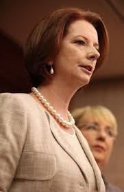 Julia Gillard announced a royal commission into alleged child abuse and cover-ups in the Catholic church. AAP/Stephanie Flack - 7nnrqjj6-1364433458