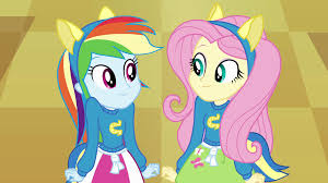 Fluttershy My Little Pony Equestria Girls Rainbow Rocks Rainbow Dash Rainbow Dash And Fluttershy My Little Pony Wallpaper My Little Pony Unicorn Rainbow Dash