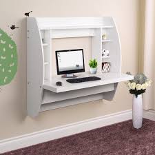 Complete office suite with pdf editor. Zimtown Wall Mounted Computer Desk Floating Office Home Pc Table With Storage Shelf White Walmart Com Walmart Com