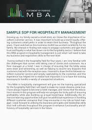 Click Here To Get Sample Sop For Hospitality Management Http Www Statementofpurp Hospitality Management Hospitality And Tourism Management Tourism Management