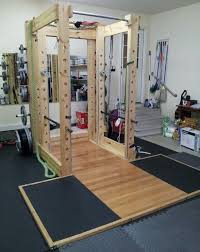 Functional Wood Power Rack Salle De Sport Maison Gymnase Garage Gym A Domicile