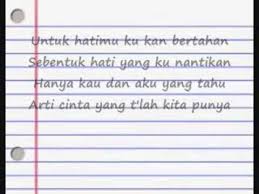 Gudang download lagu untukmu aku bertahan afgan (5.02 m) mp3 file terlengkap dan teryahud, gratis dan stabil. Afgan Untukmu Aku Bertahan Lirik Youtube