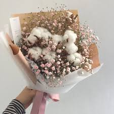 Cotton Flowers Baby Breath Flower Bouquet Inspiration Inspo Florals Florist Florist Bouquet Flowers Bridalflower Toko Bunga Rangkaian Bunga Bunga Kering