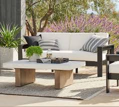 Cool and casual, this chair is the perfect accent for the living room, dining room or bedroom. Perfect Pair Malibu Metal Sofa And Lounge Chair Pomona Concrete Coffee Table Pottery Barn