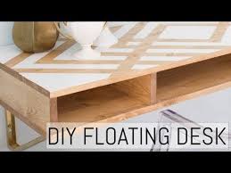 For this diy you'll be essentially creating a case to go around the ikea unit that has a top, a bottom, an end piece, and a front consisting of two drawer fronts. Diy Floating Desk Video Tutorial Woodworking