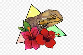 Animal clip art silhouette clip art. Magical Bearded Dragon Bearded Dragon And Sloth Clipart 1801975 Pinclipart