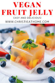 A Tasty Easy Quick Recipe For Vegan Chinese Stir Fried Tofu Vegetables Takes Less Than 30 Minutes To Co Fruit Jelly Recipe Fruit Jelly Vegan Dessert Recipes