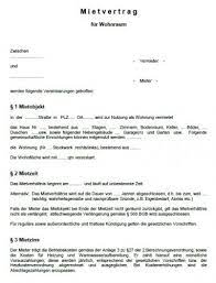 Mietvertrag einliegerwohnung free download : Word Vorlage Mietvertrag Wohnung Download Shareware De