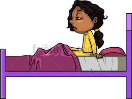 Black Girl Waking Up Cartoon Clipart Friendlystock Cartoon Clip Art African Children Cartoon Kids