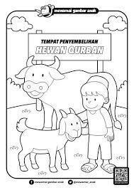 Koleksi download gambar lucu hewan qurban gambar gokil. Gambar Mewarnai Qurban