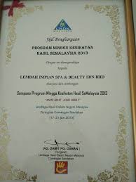 Begitu juga dengan penyediaan dan pemberian sijil penghargaan. Sijil Penghargaan Daripada Agensi Kerajaan