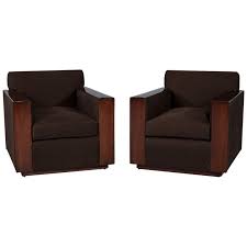 This design movement fostered a whole new outlook on space and beauty, now populated with modern classics. Pair Of Modern Art Deco Inspired Club Chairs Brook Street By Ralph Lauren At 1stdibs
