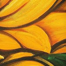 ひまわりの絵画 2 50x50cm セオアートギャラリー ひまわりの絵 ひまわり 絵画