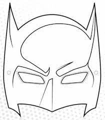 Epingle Par Amina Bouait Sur Baberos Coloriage Masque Masque Batman Masque Super Heros