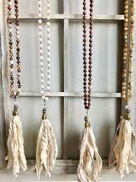 Boho Silk Sari Tassel Necklace Diy Tassel Necklace Silk Tassel Necklace Boho Jewelry Diy