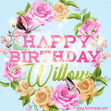 Happy birthday quotes for daughter with images. Beautiful Birthday Flowers Card For Willow With Animated Butterflies Download On Funimada Com