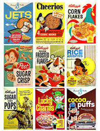 In this instructable, cereal boxes are used as well as some stiff cardboard from other packaging material. Vintage Cereal Boxes 1 Digital Download Collage Sheet Play Etsy In 2021 Collage Sheet Doll House Cereal Box