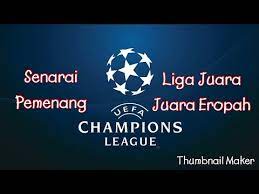 European cup yang dimainkan sejak tahun 1955 adalah merupakan liga utama bola sepak eropah, sebelum ianya dijenamakan semula kepada uefa champions league pada tahun 1992. Senarai Pemenang Liga Juara Juara Eropah Uefa 1956 2018 List Winner Of Uefa Champions League Youtube
