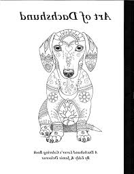 Dachshund Coloring Book Dog Coloring Book Dachshund Colors Dog Coloring Page