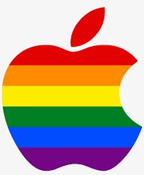 Download Apple Logo Lgbt S Flickr Photo Sharing Rainbow Apple Logo Png Free Transparent Png Download Pngkey
