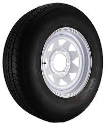 Tire size:st225/75r15 rim width (inches):6 (sold separately) product description. St225 75r15 Trailer Tire Load Range E On 15 White Spoke 6 Bolt Trailer Wheel Free Shipping