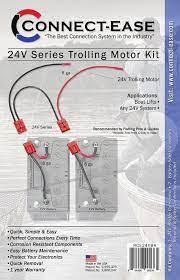 24 Volt Trolling Motor Connection Kit With Out On Board Charging Rce24vbk In 2021 Trolling Motor Boat Wiring Electronic Circuit Projects
