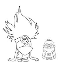 Animation/movies coloring pages, coloring pages for boys, coloring pages for girls, despicable me coloring pages, kids coloring pages 0. 35 Cute Minions Coloring Pages For Your Toddler