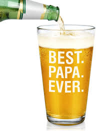 Of course, beer is a great father's day gift. Fathers Day Beer Glass Gift For Dad Best Papa Ever Pilsner Glass Celebrate Dad Tableware Home Kitchen Brilliantpala Org