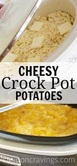 This Cheesy Hashbrown Casserole Crockpot Recipe Is Easy And Delicious I Love That You Can Have More Room In The O Cheesy Recipes Crockpot Recipes Easy Recipes