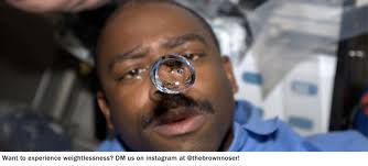 Astronaut Only In It For Floaty Water Globules