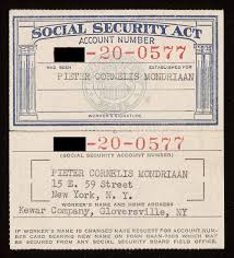 Identity theft and social security card man's hand holding social security card. Beinecke Library On Twitter Social Security Card Ca 1941 From Piet Mondrian Papers Https T Co 5d58hxnnpi