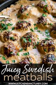 Juicy Swedish Meatballs Swedish Meatballs Meatballs Meatball Sauce