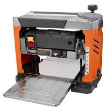 Factory Reconditioned Ridgid Zrr4331 15 Amp 13 In Bench Planer With 3 Blade Cutterhead Wood Planer Used Woodworking Tools Woodworking Bench