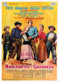The Big Country Horizontes De Grandeza 1958 Spanish Movie Poster 6b Programa De Cine Cine Carteleras De Cine