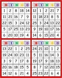 Numbers Bingo Through 25 Math Bingo Homeschool Math