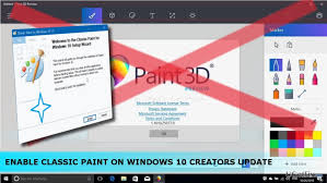 Microsoft paint is an important application of windows 10 that is used to create or draw different gridlines will help you to align objects in your picture. How To Enable Classic Paint On Windows 10 Creators Update