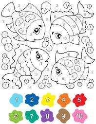 Dibujos Para Colorear Con Numeros