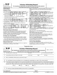 How do i stop withholding? 2018 2021 Form Irs W 4v Fill Online Printable Fillable Blank Pdffiller