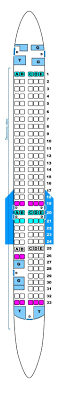 Seat Map Spanair Mcdonnell Douglas Md 82 Seatmaestro