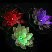 Be sure to add some landscape lighting for i hope you're enjoying your visit and are coming up with some flower garden ideas for small. Floating Lily Pad Solar Light Pond Garden Decoration Water Feature Light Up Solar Flowers Outdoor Lighting Pond Lights Clinicadelpieaitanalopez Com