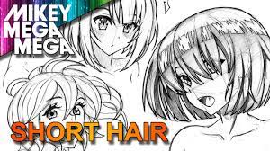 Short hair anime cute also have to get the attention of women and men who love hairstyle short. How To Draw Short Hair For Anime Manga Youtube