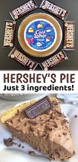 3 Ingredient No Bake Hershey S Pie The Lazy Dish Recipe Dessert Recipes Easy Whipped Cream Pie Easy Dessert Recipes Quick