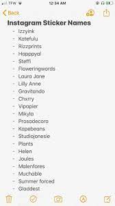 Instagram Hacks Name For Instagram Aesthetic Names For Instagram Creative Instagram Names