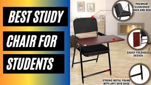 Giantex kids desk chair, adjustable children study chair, swivel armless mesh task student chair, child desk chair with a chair with a swivel system in it is an excellently functional chair and also an enjoyable aspect a soft seat and desk with thick padding for more comfort. Best Study Chair For Students With Writing Pad 2021 Study Chair For Long Hours Top 5 Youtube