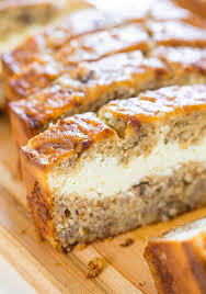 Unsweetened applesauce 1 egg 3 egg whites 1 c. Cream Cheese Filled Banana Bread Averie Cooks