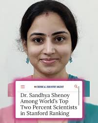 Dr. Kalpana Balakrishnan, Associate Dean (Research), Sri Ramachandra  Institute of Higher Education and Research (DU) listed among the world's  top 2% scientists (in the field of General and Internal Medicine) as per