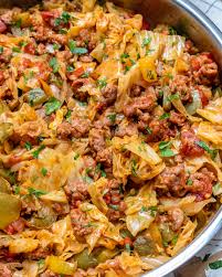 Easy One Pan Beef Cabbage Skillet For Clean Eating Meal Prep Clean Food Crush